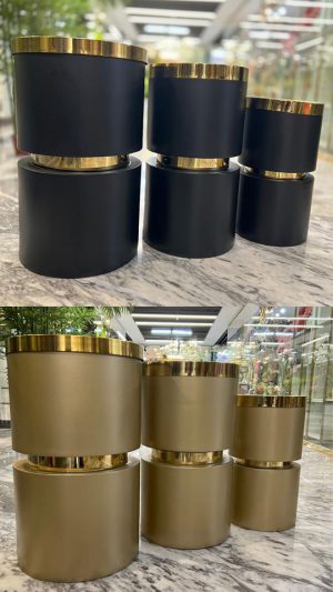 گلدان فایبرگلس 35 ارتفاع 55 الی 70